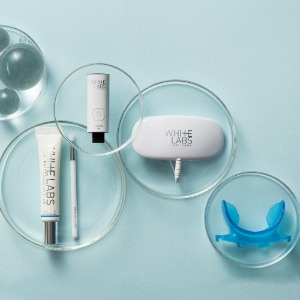 화이트랩스 치아미백기 LED 셀프 자가 치아미백기계 &amp; 치아미백젤 세트 (1인용)